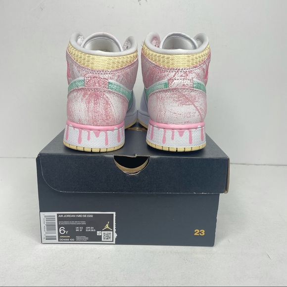 Nike Air Jordan 1 Retro Mid GS SE “Ice Cream” NEW - Picture 4 of 4
